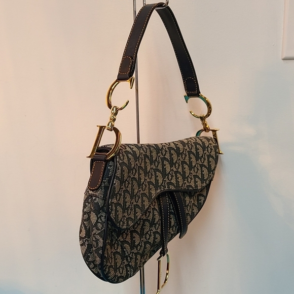 Christian Dior Trotter Saddle Hand Bag Purse - Picture 13 of 14